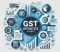 DALL·E 2024-07-11 18.10.27 - A modern graphic design depicting GST updates in India. The design should include elements like the GST logo, charts showing tax data trends, and icon